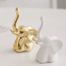 Gold  White Decorative Accent Pair For Shelves And Tabletops 7