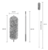 Extendable Microfiber Duster  Telescopic Bendable Cleaning Brush For Ceiling  Home Dusting 4