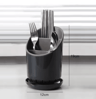 Kitchen Chopstick Holder With Drain Plate And Utensil Storage Rack 2