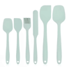 6Piece Food Grade Silicone Spatula Set  Heat Resistant Non Stick Cooking And Baking Tools 2