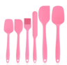 6Piece Food Grade Silicone Spatula Set  Heat Resistant Non Stick Cooking And Baking Tools 3