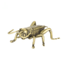 Solid Brass Cricket Miniature Figurine Retro Desktop Ornament 2