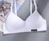 FallSweet Cotton Wireless Bra  Seamless Push Up VShaped Gathering Lingerie For AB Cup 1