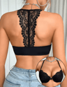 Fashion Lace Splicing Front Clasp Push Up Bra For Women 1