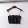 2024 Elastic Cotton Crop Top  Sleeveless Sexy Summer Tank For Women 2