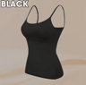 2024 Padded Bra Spaghetti Strap Camisole  Supportive Solid Summer Tank For Women 7