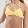 Strappy Halter High Support Sports Bra Seamless Scrunch Yoga Crop Top For Women 2