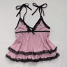 Y2K Backless Slim Sling Crop Tank Goth Punk Coquette Harajuku Top 17