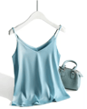 Spaghetti Strap Cami Satin Tank Top Summer Camisole 7
