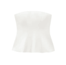 KONDALA Butter Yellow Strapless Ruffle Cami Y2K Summer Streetwear Top 3