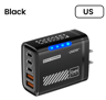 240W GaN 5 Port USBC Fast Charger With EU US Plug For Laptop And Phone 4
