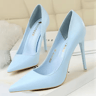 BIGTREE 2026 Classic Pointed Toe Stiletto Pumps  Wedding  Party High Heels 14