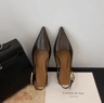 Summer Pointed Toe Slingback Mules  Elegant Low Heel Party Sandals 3