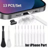 Precision Phone Charging Port Cleaning Kit With Dust Plug Set  Speaker  Earphone Cleaner For IPhone 2