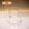 360 Rotating Makeup Brush Holder  Clear Spinning Cosmetics  Desk Organizer 2