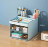 Compact Drawer Desktop Organizer  MultiCompartment Desk Storage Box For Cards Phones  Cosmetics 1