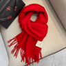 100 Wool Winter Narrow Scarf In Solid Colors For Men And Women 17