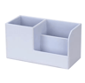High Grade PU Leather Desk Organizer With 3 Compartment Pen Holder Caddy 3