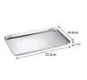 Stainless Steel Serving Tray Rectangle Buffet  Food Presentation Pan 2