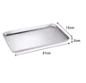 Stainless Steel Serving Tray Rectangle Buffet  Food Presentation Pan 4