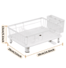 Compact Kitchen Dish Drying Rack Small Bowl  Plate Draining Storage Box 2