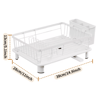 Compact Kitchen Dish Drying Rack Small Bowl  Plate Draining Storage Box 4