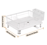 Compact Kitchen Dish Drying Rack Small Bowl  Plate Draining Storage Box 6