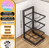 Adjustable Stainless Steel Pot Rack Organizer Multi Layer Kitchen Pot  Pan Storage Rack 6