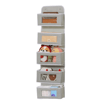 Extra Large Over The Door Hanging Organizer Multi Layer Closet  Dorm Storage System 2