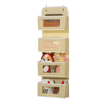 Extra Large Over The Door Hanging Organizer Multi Layer Closet  Dorm Storage System 5
