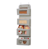 Extra Large Over The Door Hanging Organizer Multi Layer Closet  Dorm Storage System 6