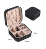 DoubleLayer Wooden Jewelry Box With PU Leather Organizer  Ring Storage 6
