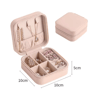 DoubleLayer Wooden Jewelry Box With PU Leather Organizer  Ring Storage 8