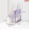ClearView A4 Acrylic Vertical File Organizer For Desk  Office 5
