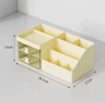 DualDrawer MultiFunctional Desk Organizer With 2 Storage Drawers 3