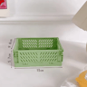 Collapsible Plastic Folding Storage Crate For Desktop And Home Organization 2