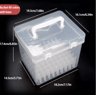 Portable Transparent Multi Slot Marker Organizer With Handheld Design 1