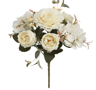VintageBloom Silk Rose Bouquet  Retro Peony  Hydrangea Artificial Bridal Flower Arrangement 6