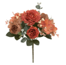 VintageBloom Silk Rose Bouquet  Retro Peony  Hydrangea Artificial Bridal Flower Arrangement 8