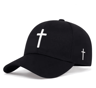 Classic Black Cotton Baseball Cap Adjustable Snapback Casual Dad Hat 5