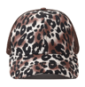 Leopard Print High Ponytail Trucker Hat Breathable Womens Mesh Snapback Cap 2