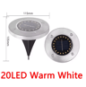 LED Solar Ground Lights  Waterproof Buried Solar Disk Lights For Garden  Pathway 3