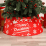 Festive Christmas Tree Skirt  Decorative Base Cover For Artificial Trees 5