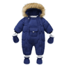 30C Thermal Baby Snowsuit  Plush Fleece Winter Jumpsuit For Newborns  Toddlers 2
