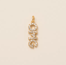 Mini Gold Plated Charm Set  Love YinYang Airplane  Horseshoe DIY Pendants 10