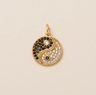Mini Gold Plated Charm Set  Love YinYang Airplane  Horseshoe DIY Pendants 2