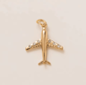Mini Gold Plated Charm Set  Love YinYang Airplane  Horseshoe DIY Pendants 6