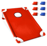 Portable Cornhole Game Set With Board  6 Bean Bags For Outdoor Fun 2