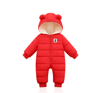 2025 Plush Hooded Baby Snowsuit  Cartoon Fleece Winter Romper For Infants 4