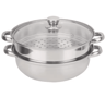 2Layer Stainless Steel Steamer Pot  MultiUse Double Boiler Pot 1